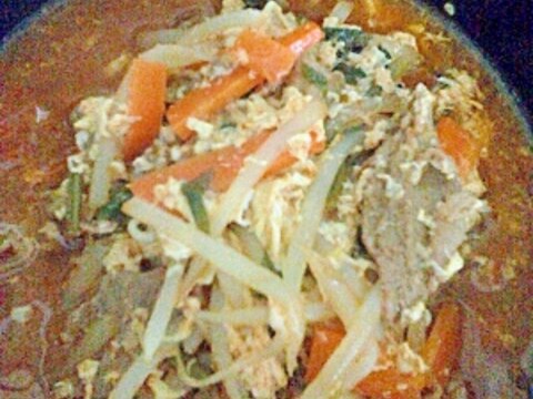 辛いの大好き ユッケジャンクッパ レシピ 作り方 By あやぽんきち1124 楽天レシピ